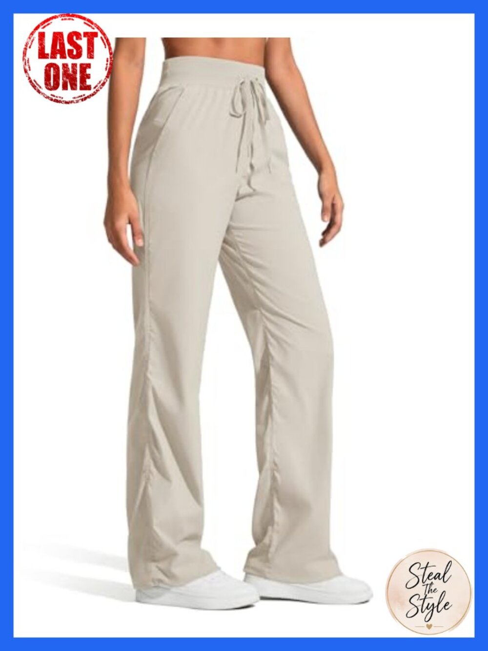 Women's Workout Joggers with Pockets Straight Leg Athletic Pants